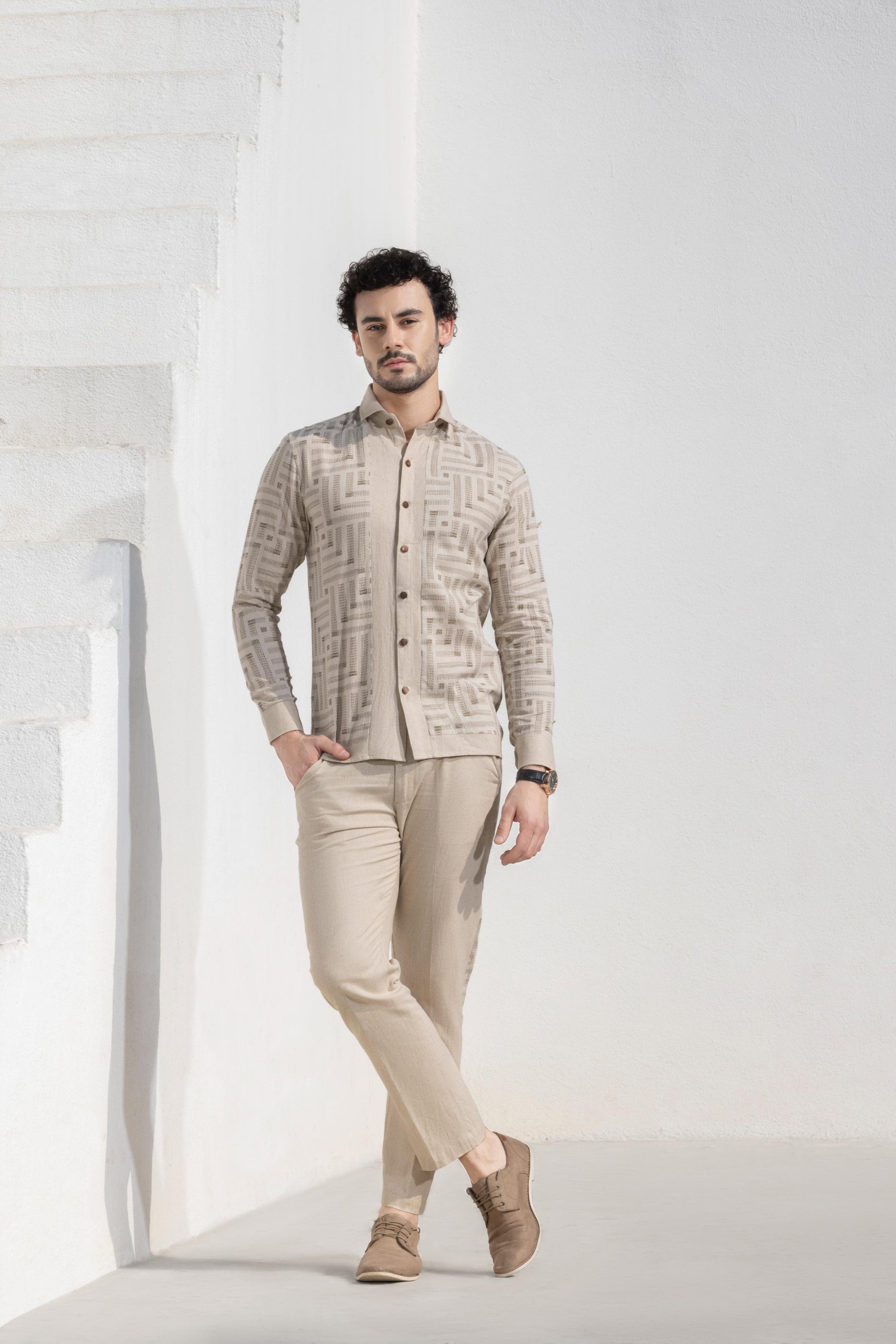 Rustic Linen Trouser