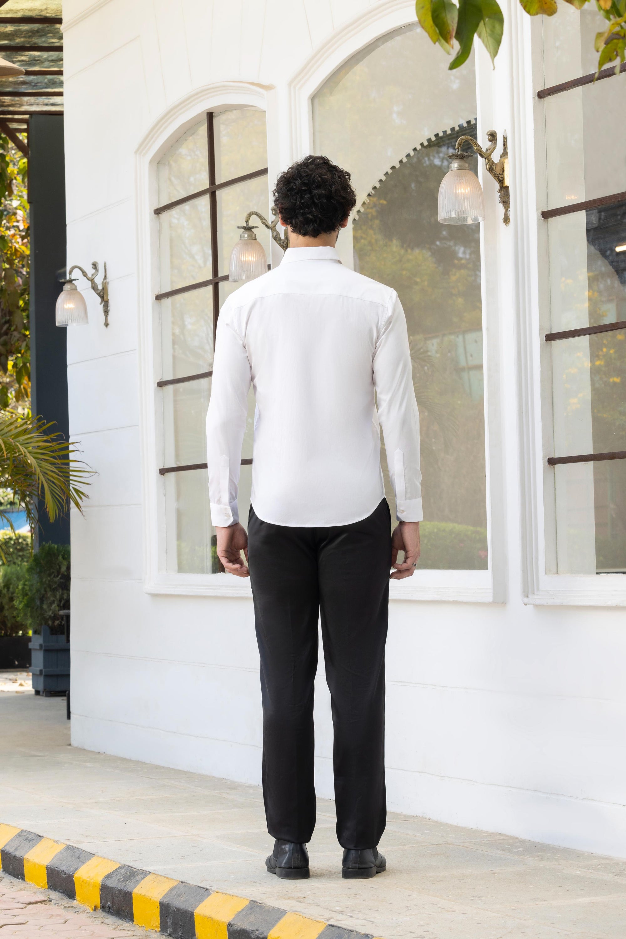 Ivory Fusion Cut And Sew Shirt