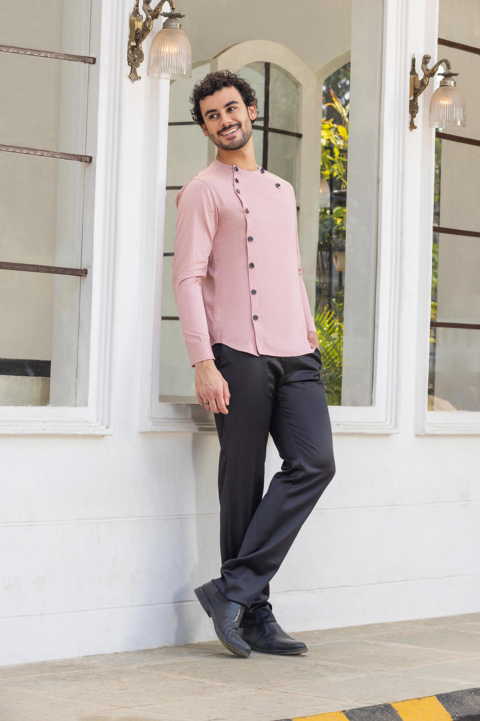 Rosewood Cut And Sew Shirt