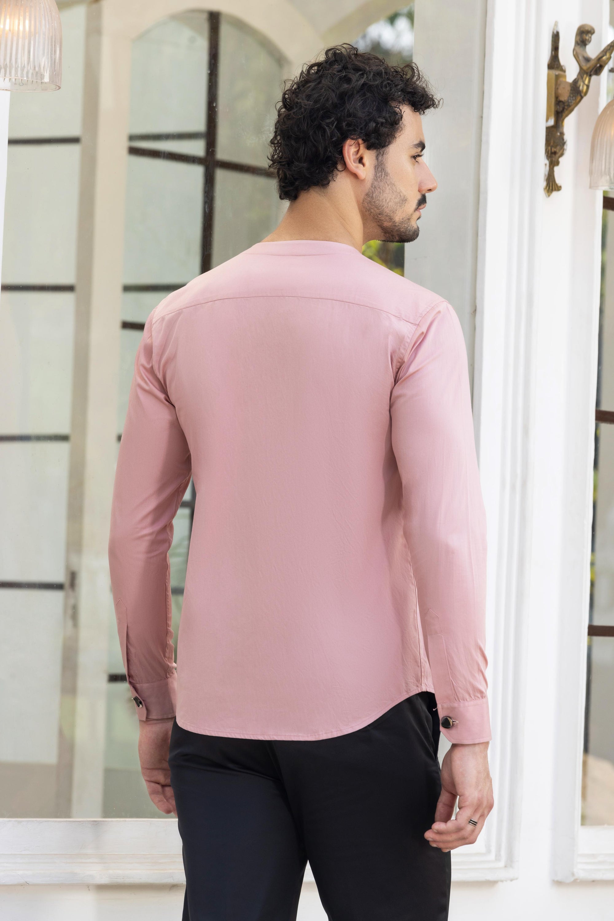 Rosewood Cut And Sew Shirt