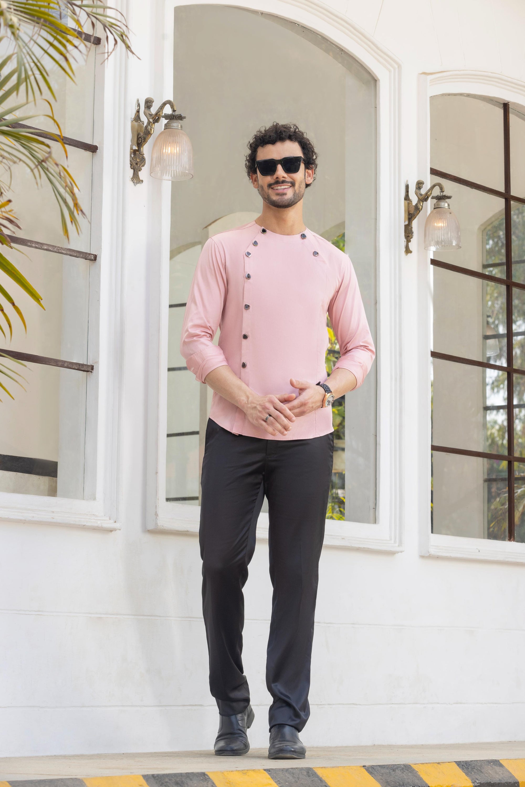 Rosewood Cut And Sew Shirt