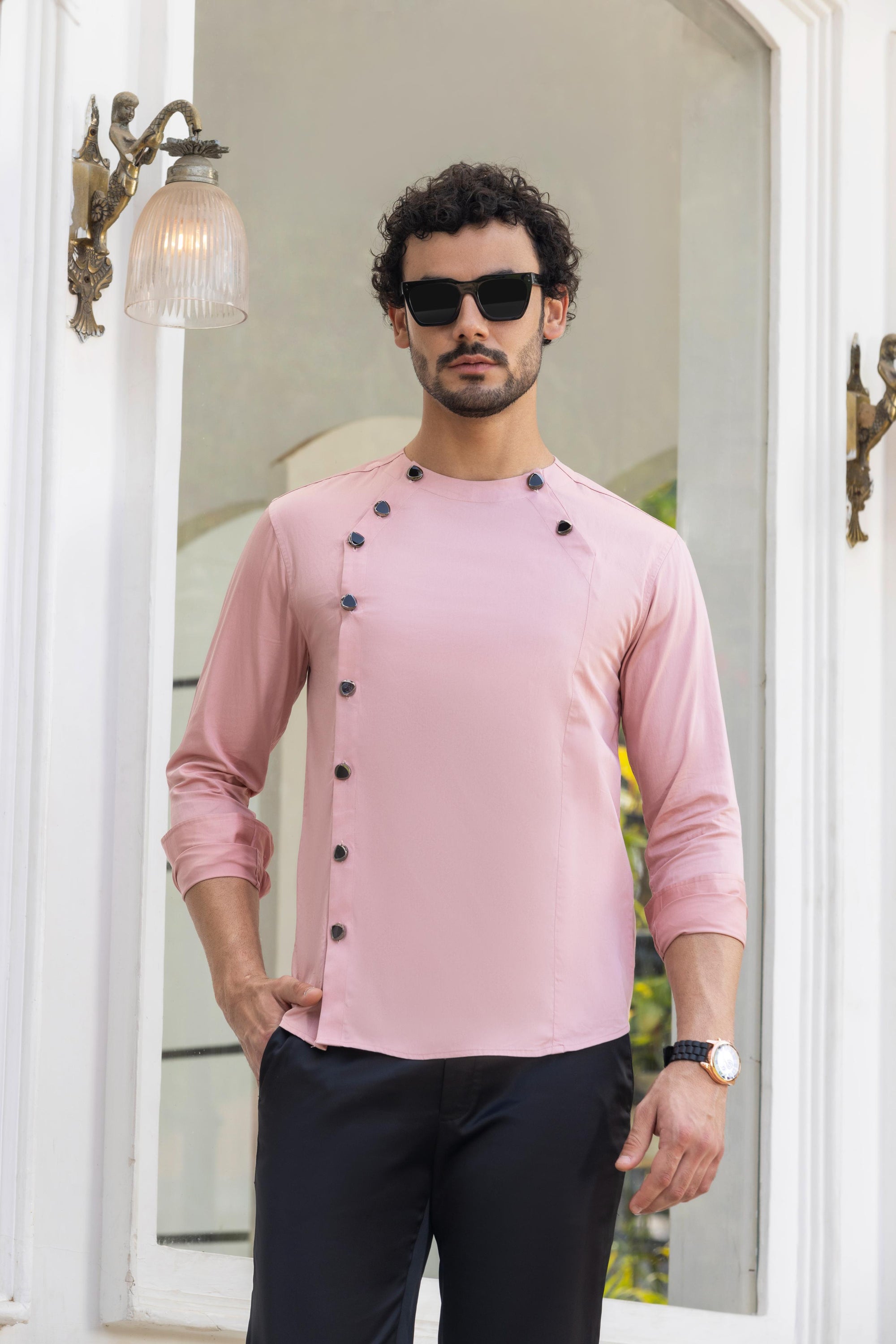 Rosewood Cut And Sew Shirt