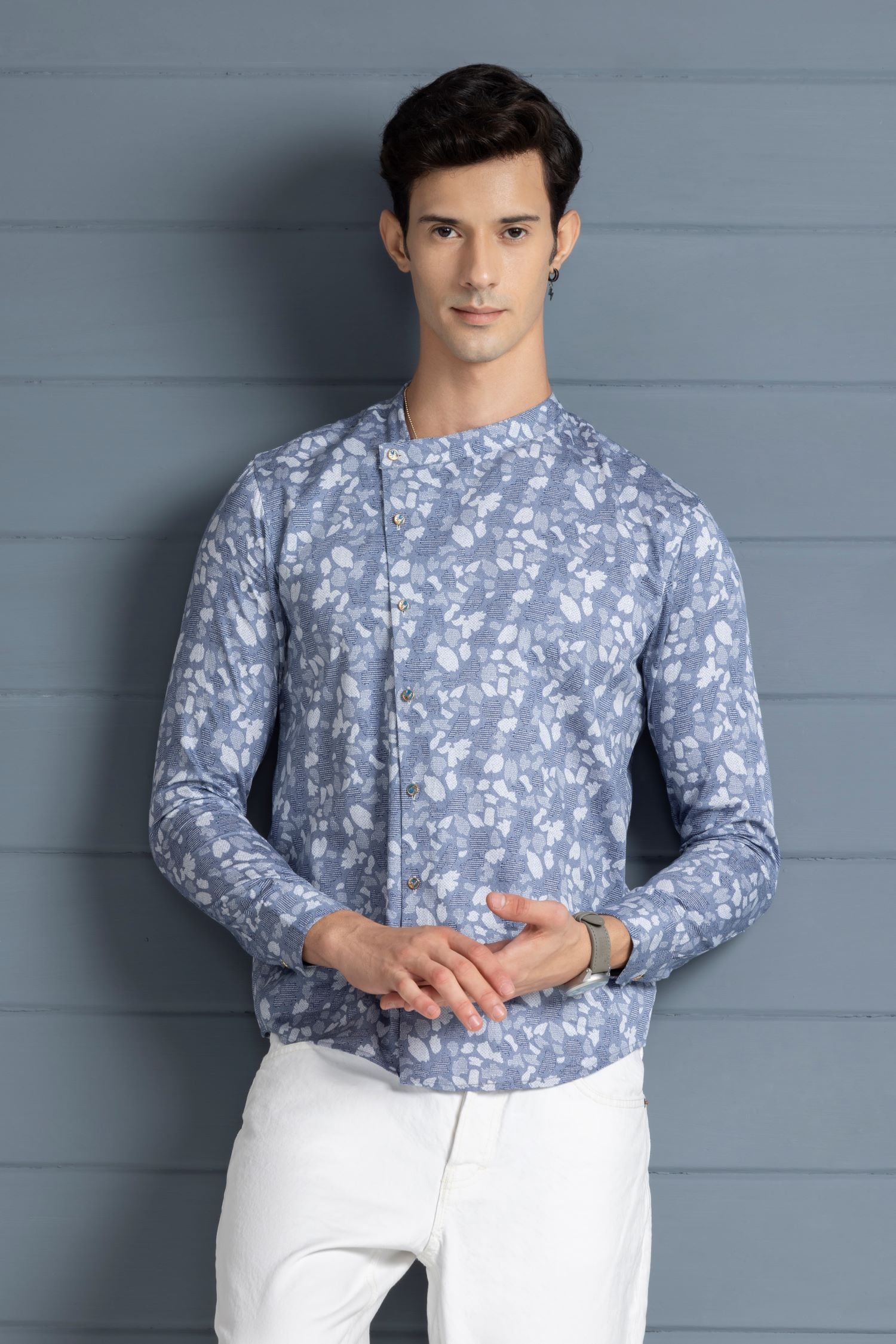 Angrakha In The Sky Cut And Sew Shirt