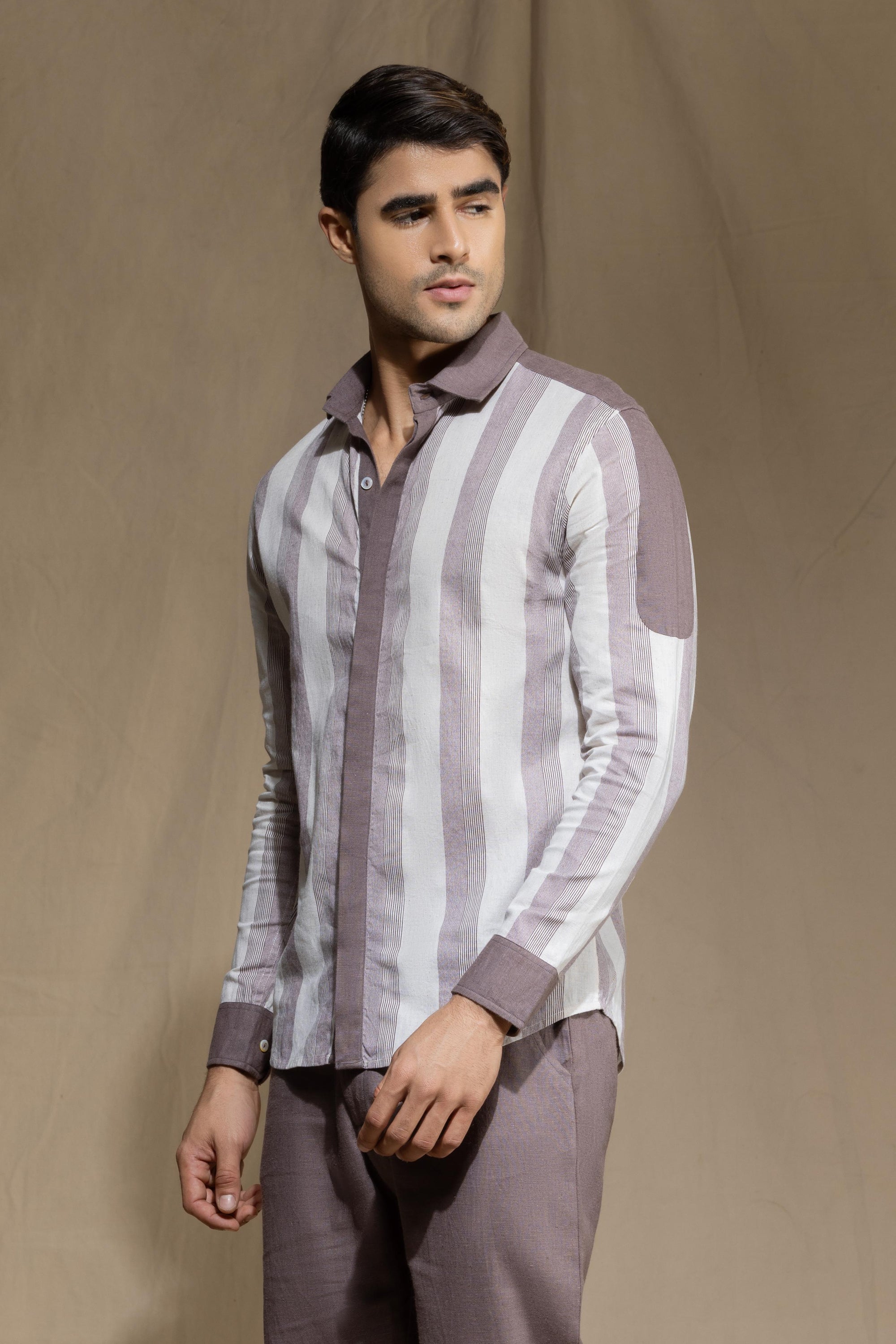 Maroon Stripes co-ord set