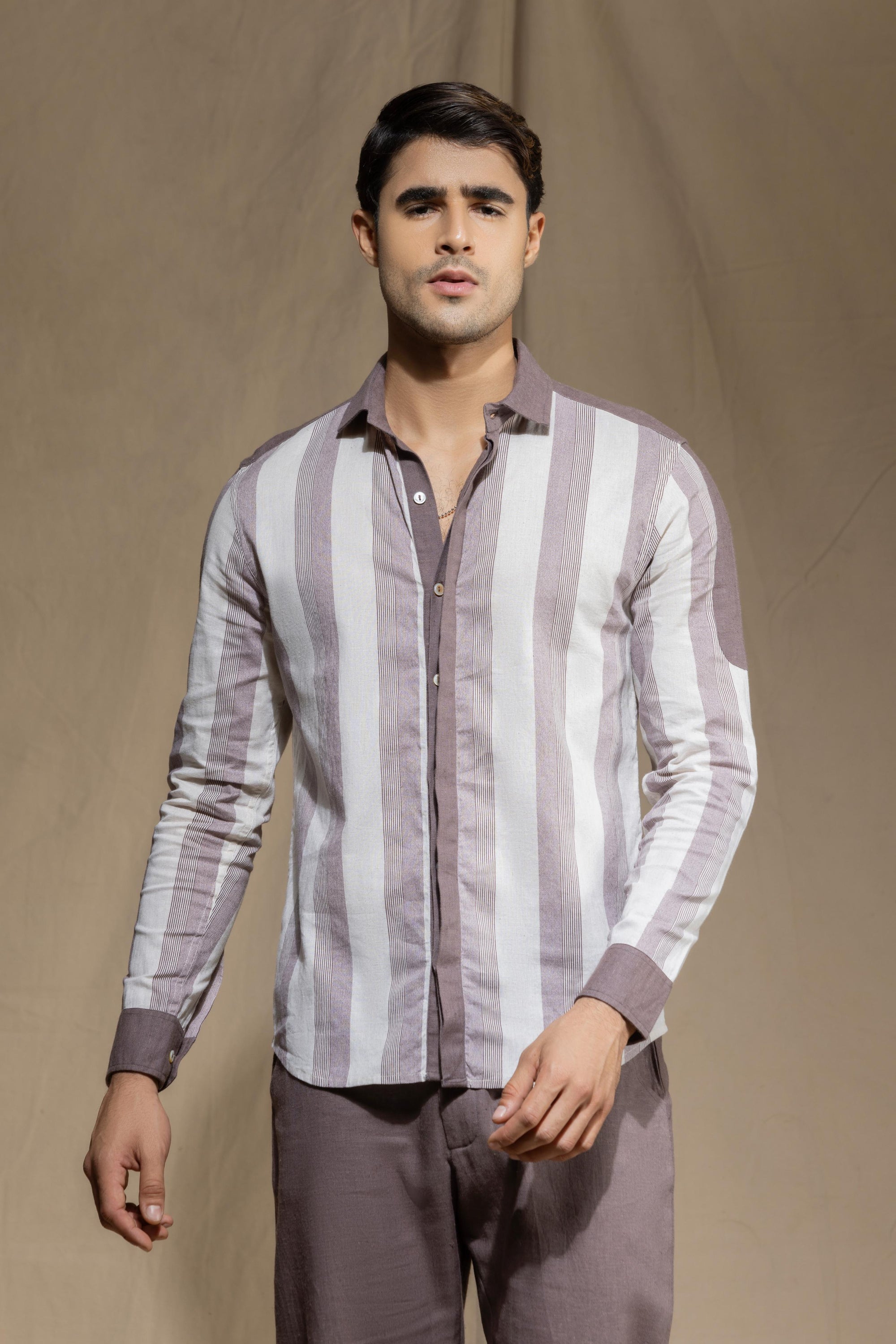 Maroon Stripes co-ord set