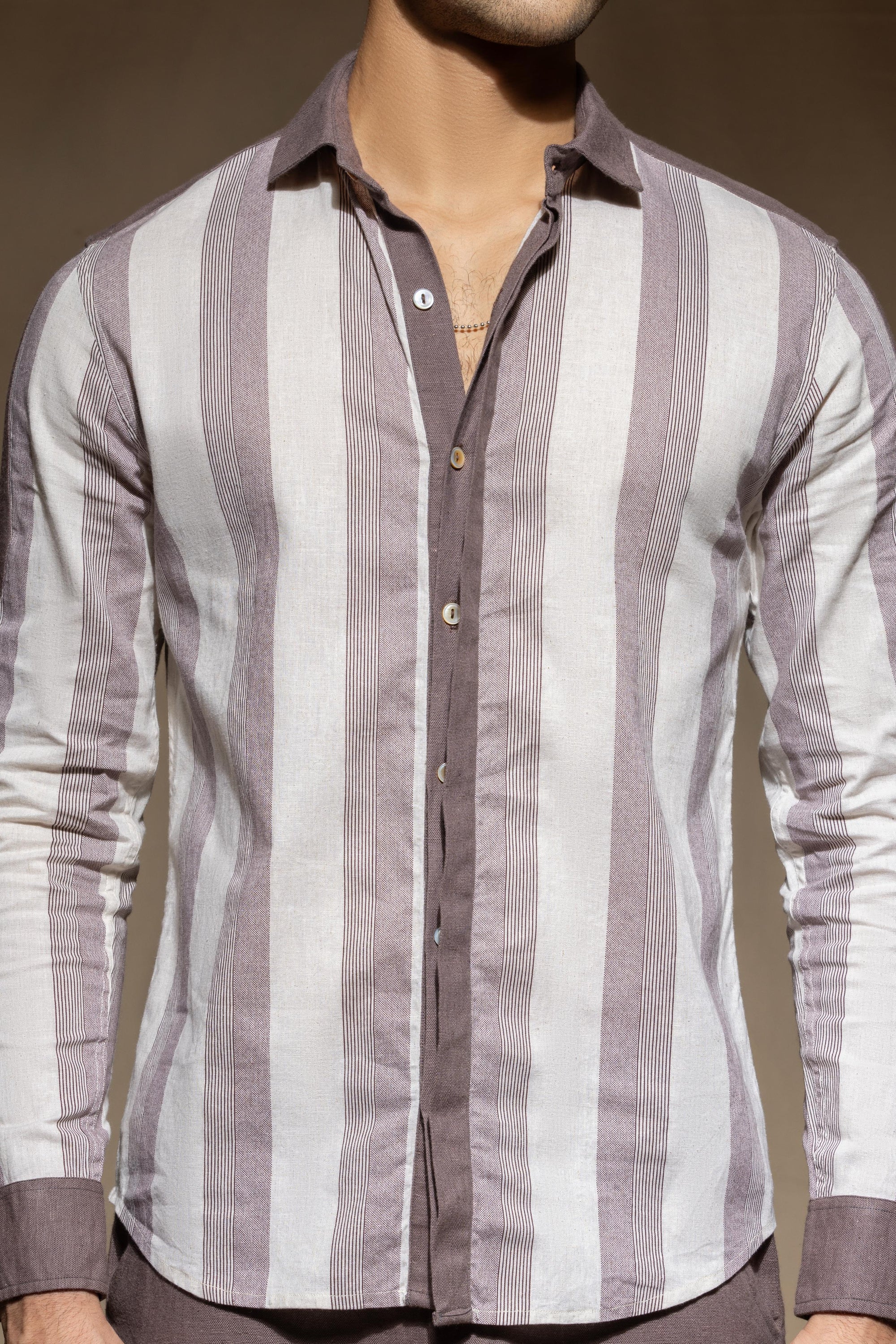 Maroon Stripes co-ord set