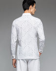 Ivory Linen Ensemble Shirt