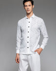 Ivory Linen Ensemble Shirt