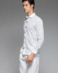 Ivory Linen Ensemble Shirt