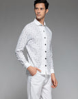 Ivory Linen Ensemble Shirt
