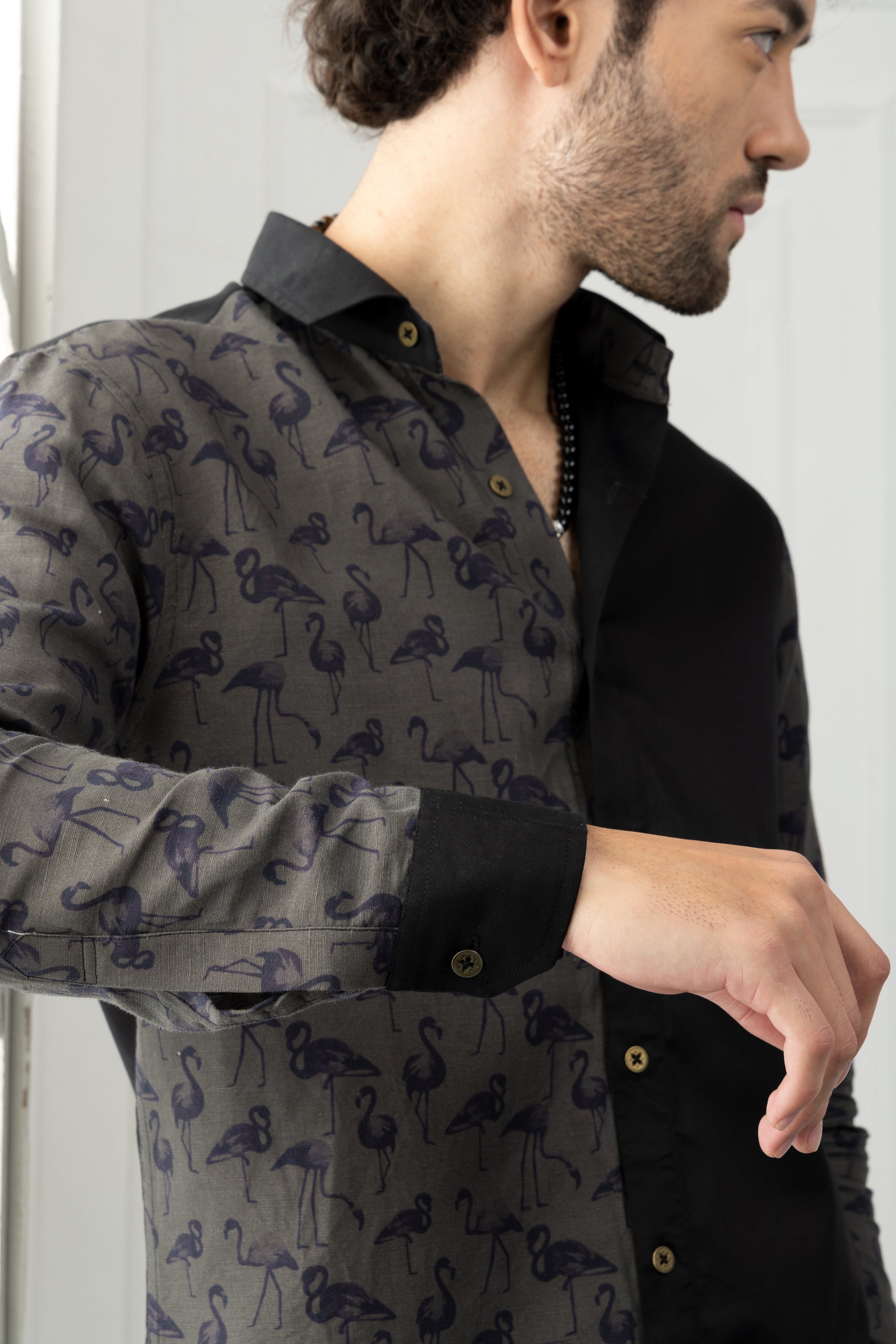 Flamingo On The Go Cut And Sew Shirt