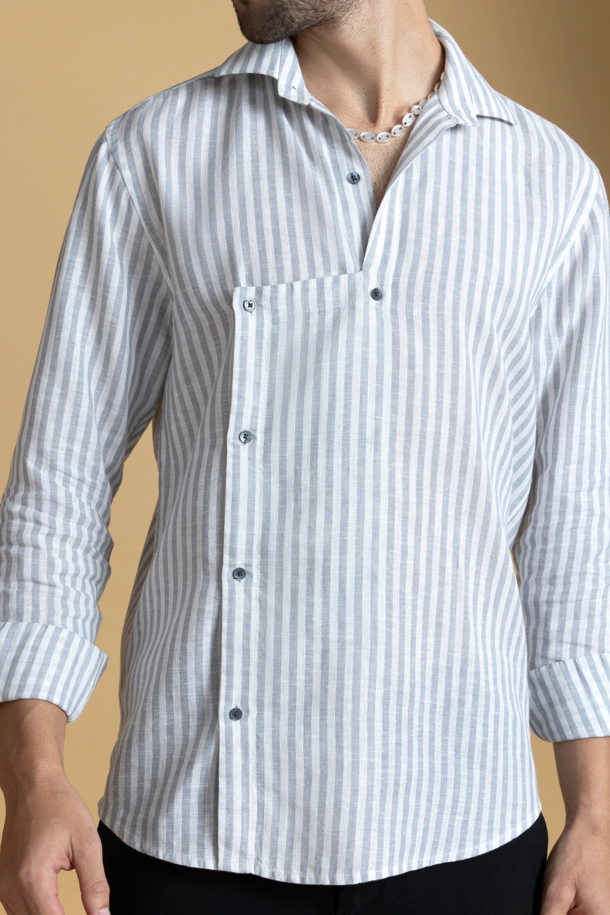 In the Line Shirt - Linen Shirts