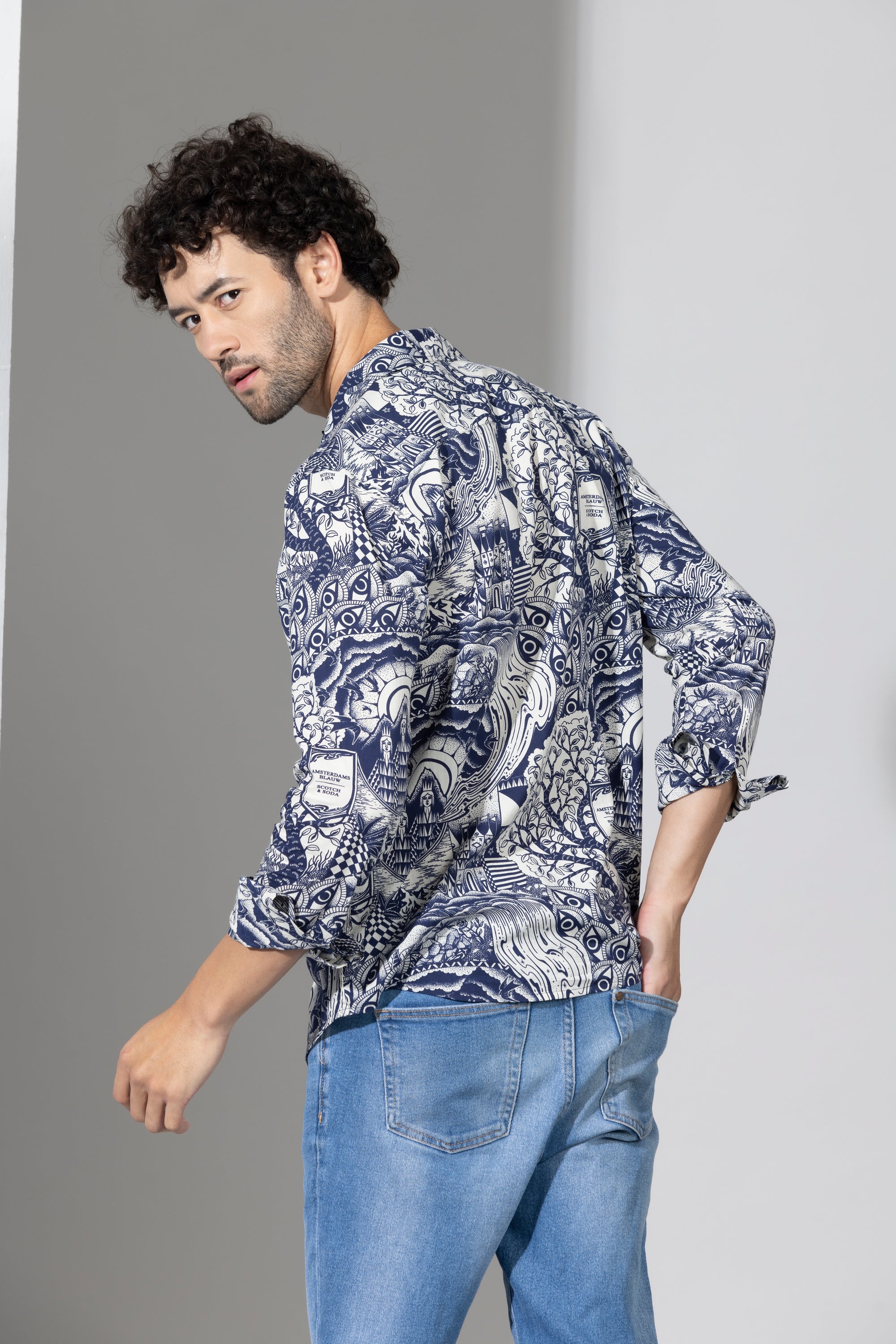 Chromatic Cosmos Cut And Sew Shirt