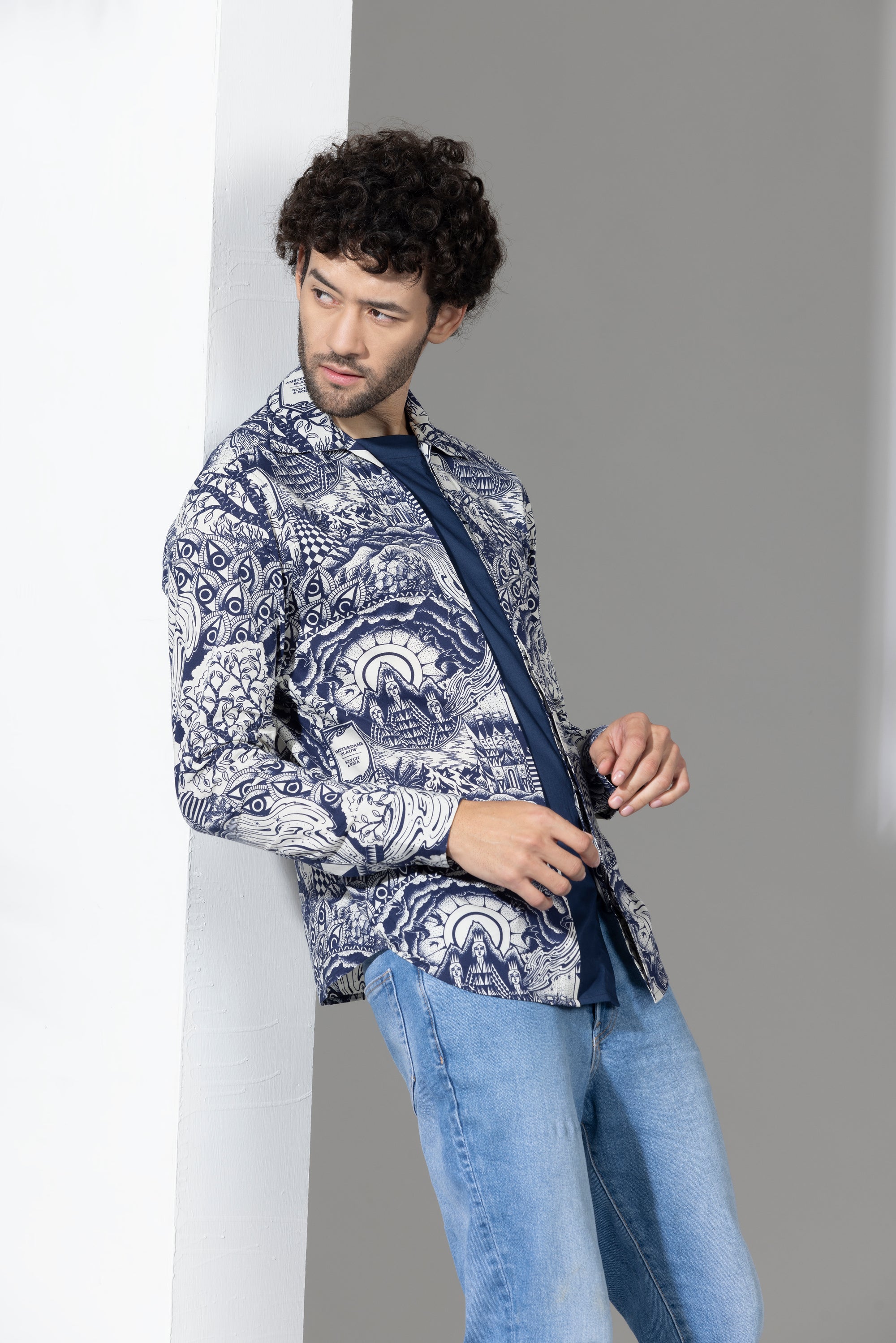 Chromatic Cosmos Cut And Sew Shirt