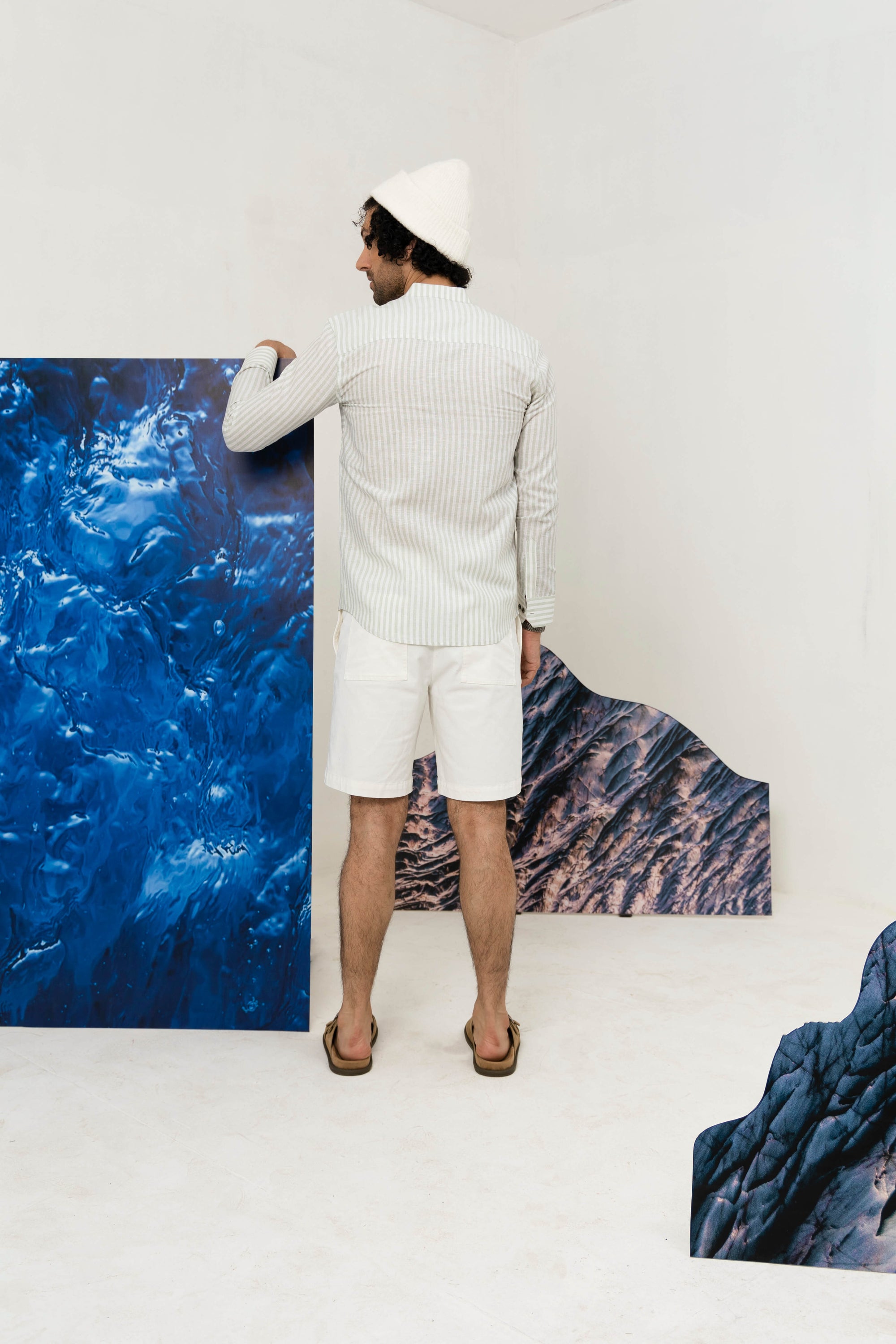 Box Pleated Shirt - Linen Shirts