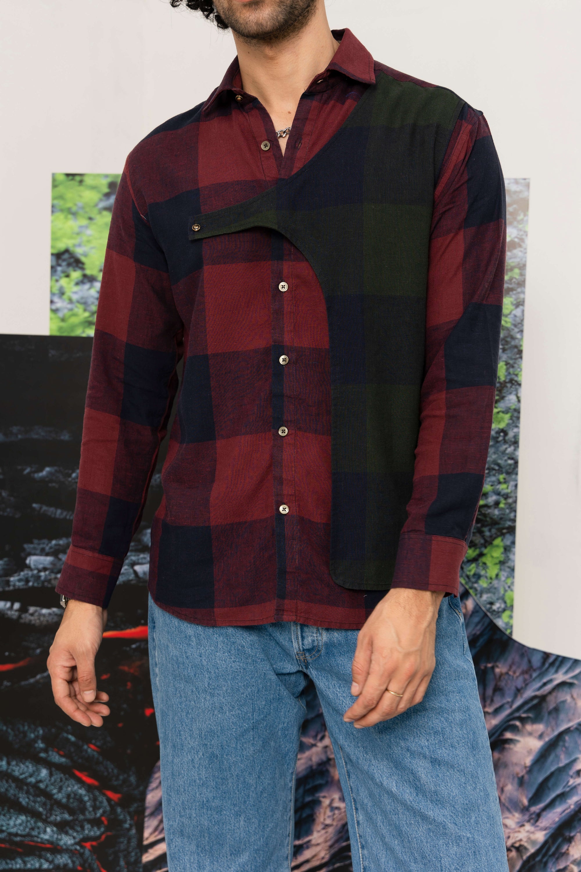 Twisted Linen Shirt - Linen Shirts