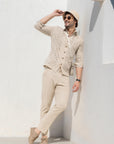 Rustic Linen Trouser