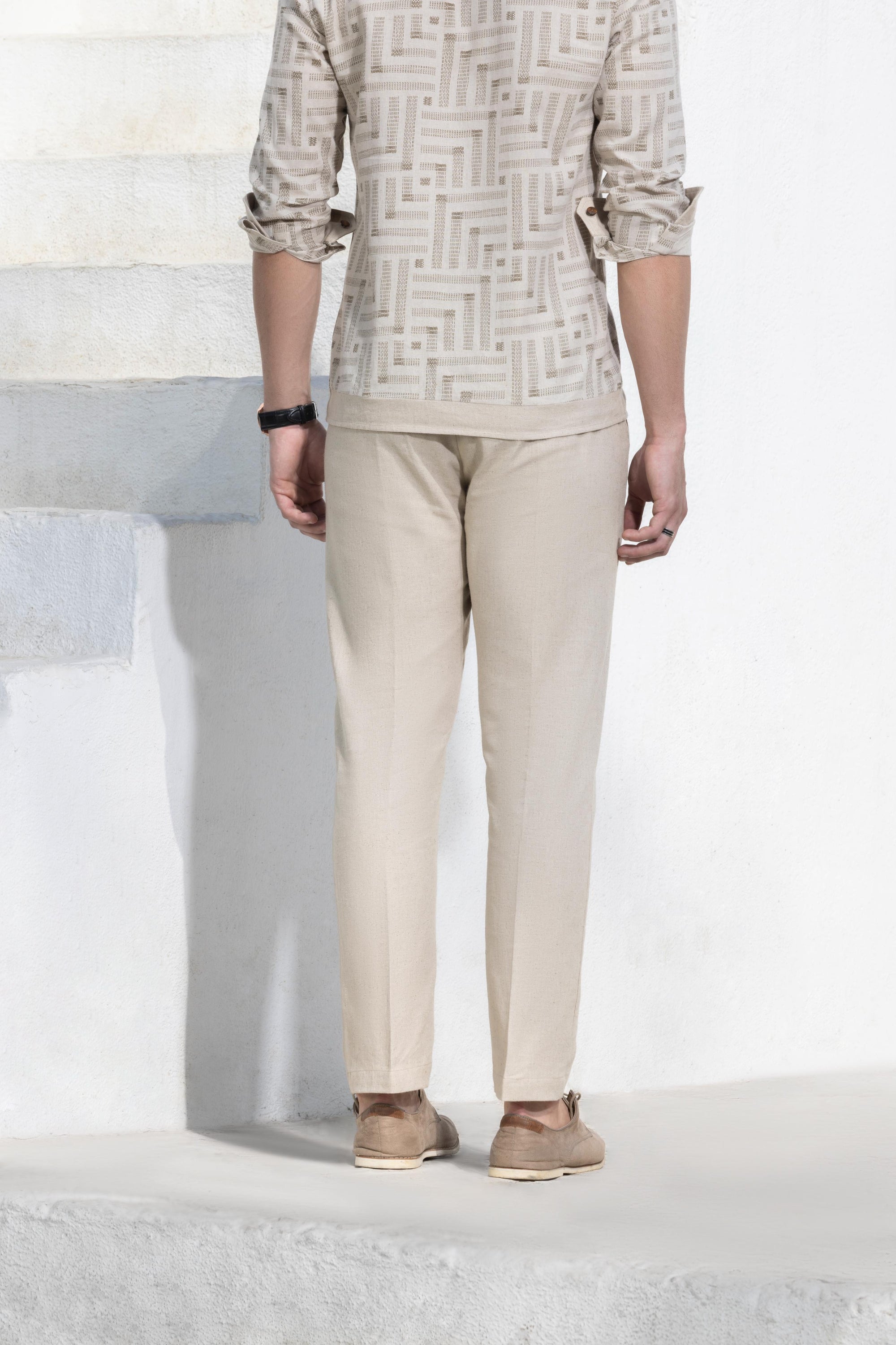 Rustic Linen Trouser