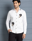 Pirates of Sazvit Shirt - White - Embroidered Shirts