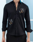 Pirates of Sazvit Shirt - Black - Embroidered Shirts