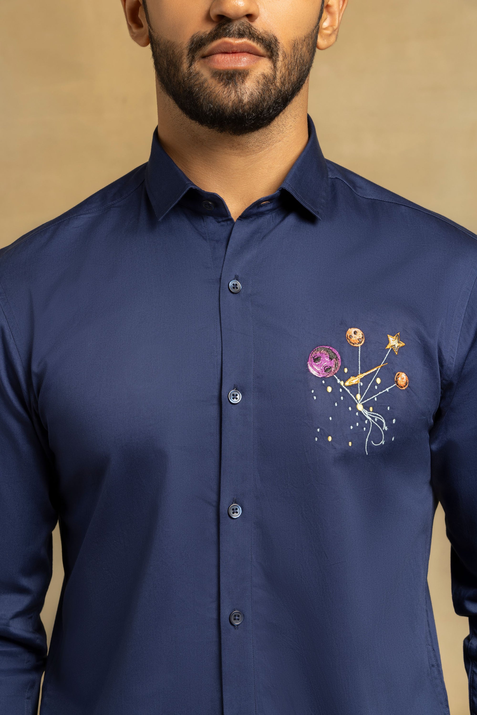 Space Adventure - Embroidered Shirts