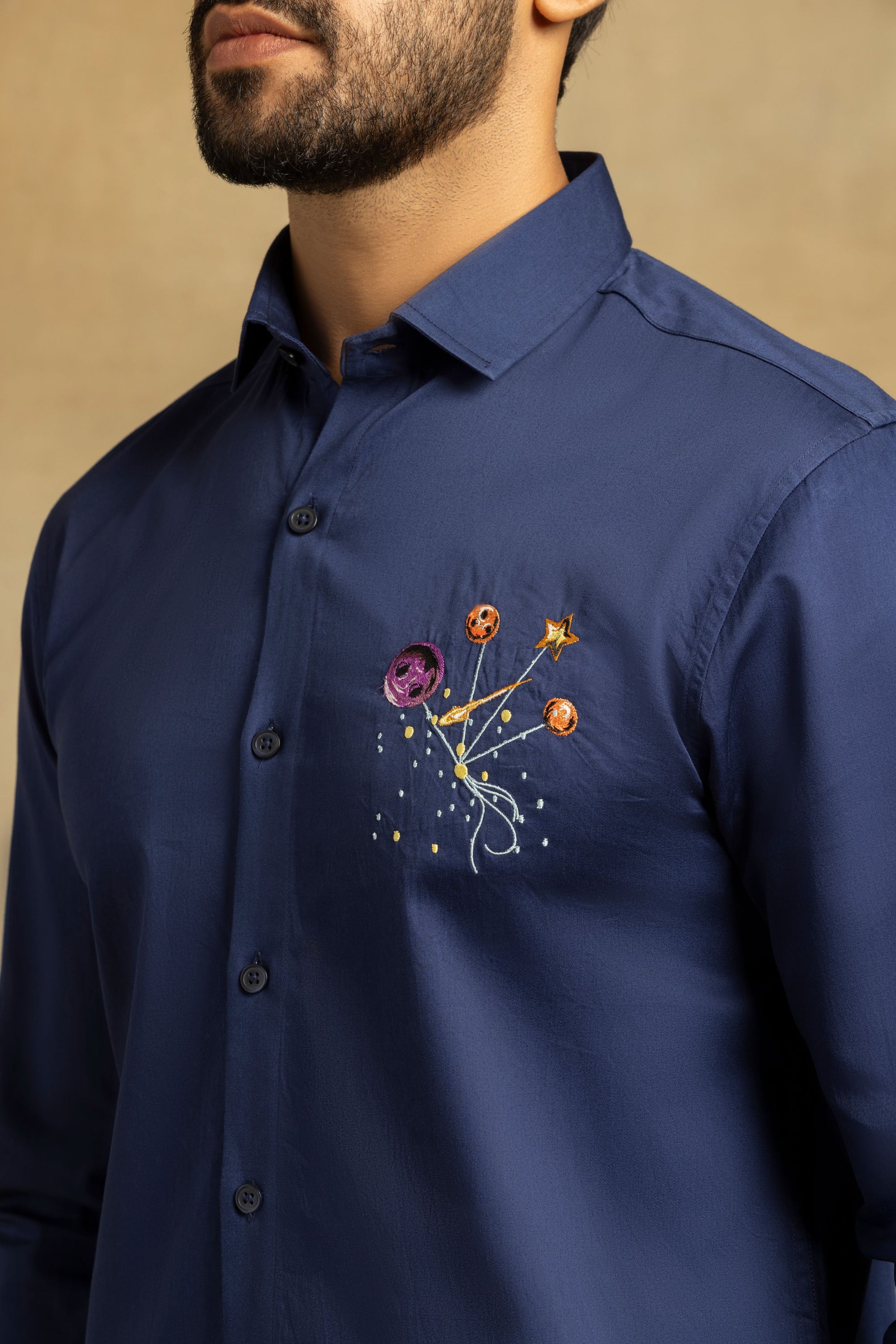 Space Adventure - Embroidered Shirts