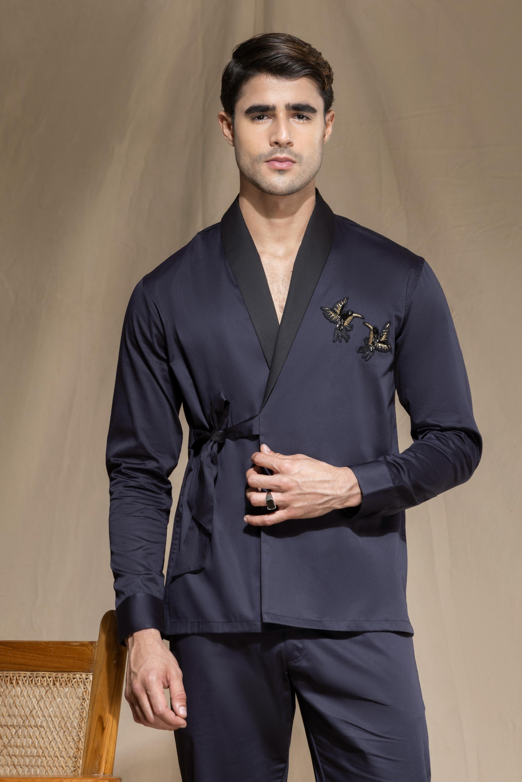 The Blue Tactical Tie Shirt