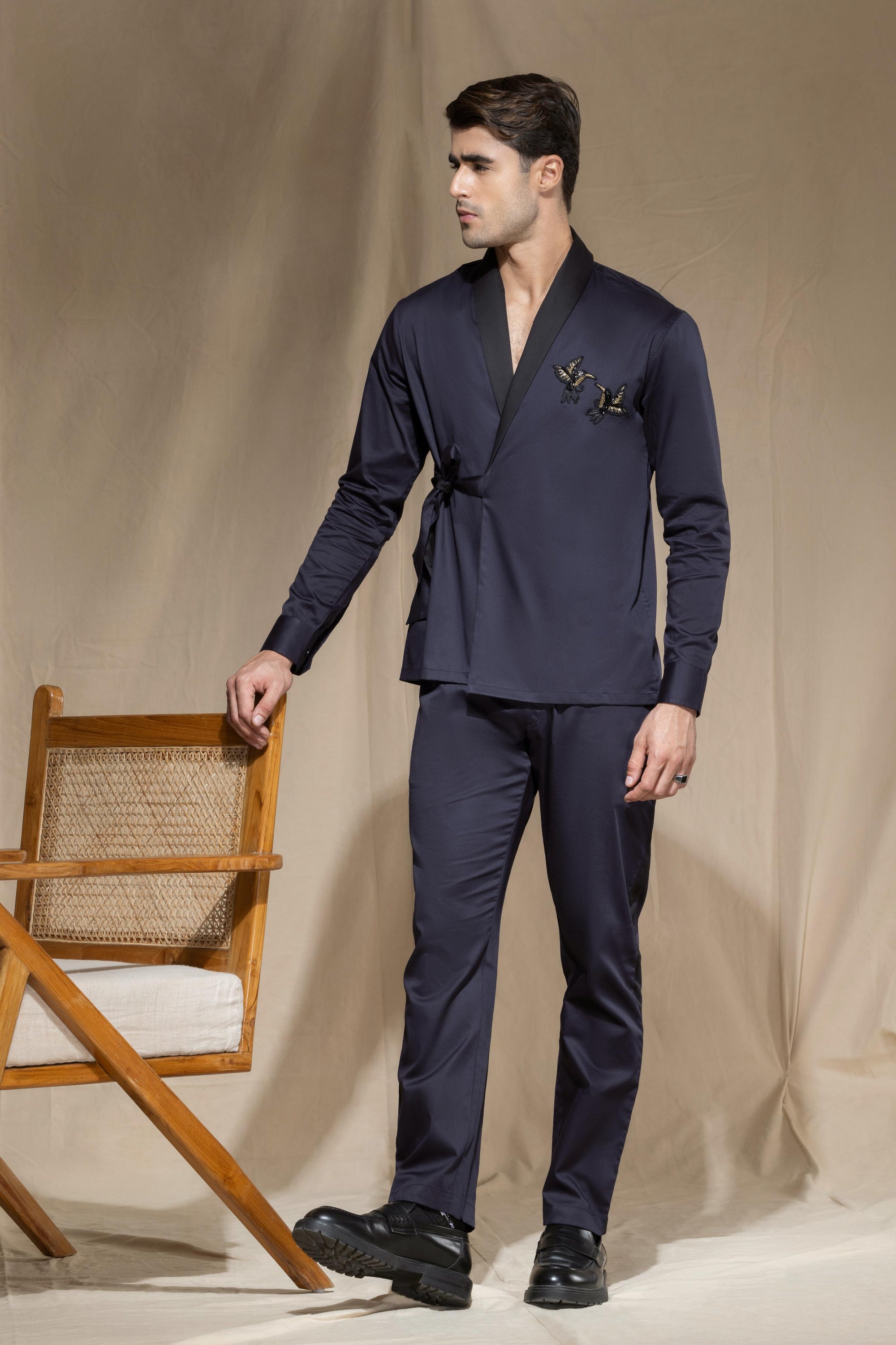 The Blue Tactical Tie Shirt