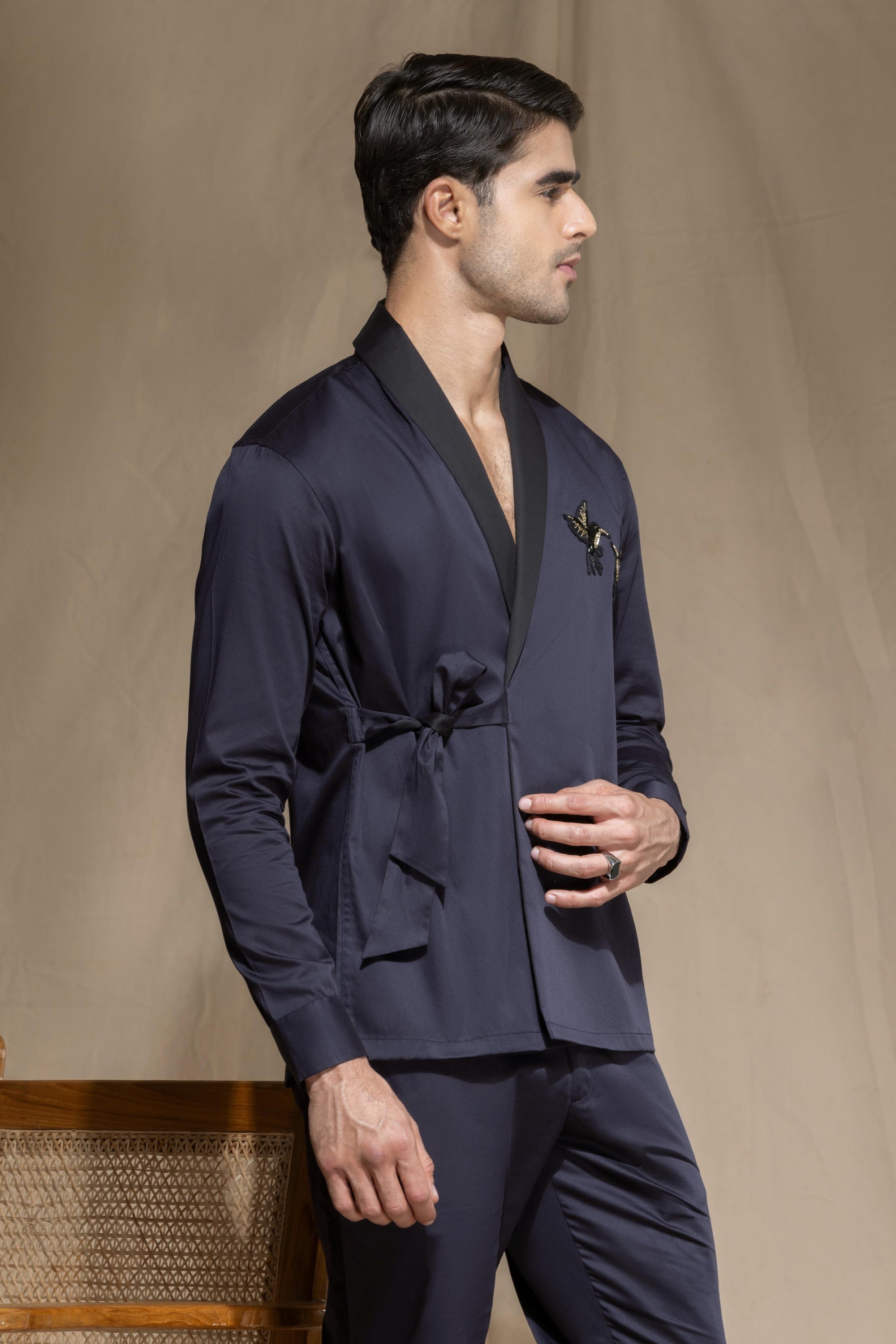 The Blue Tactical Tie Shirt