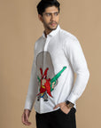 Western Wild Man Embroidered Shirt