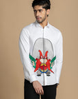 Western Wild Man Embroidered Shirt