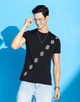 Diamond Perforation T Shirt