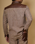Brown Leather Shirt