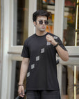 Diamond Perforation T Shirt