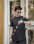 Diamond Perforation T Shirt