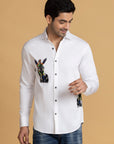 Zebra Crossing Shirt - Embroidered Shirts