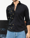 Glass Embroided Shirt - Embroidered Shirts