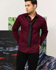 Straight Line Pin Tuck Shirt