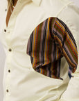 Spinning Stripes Cut And Sew Shirt