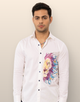 Abstract Lion  - Embroidered Shirts